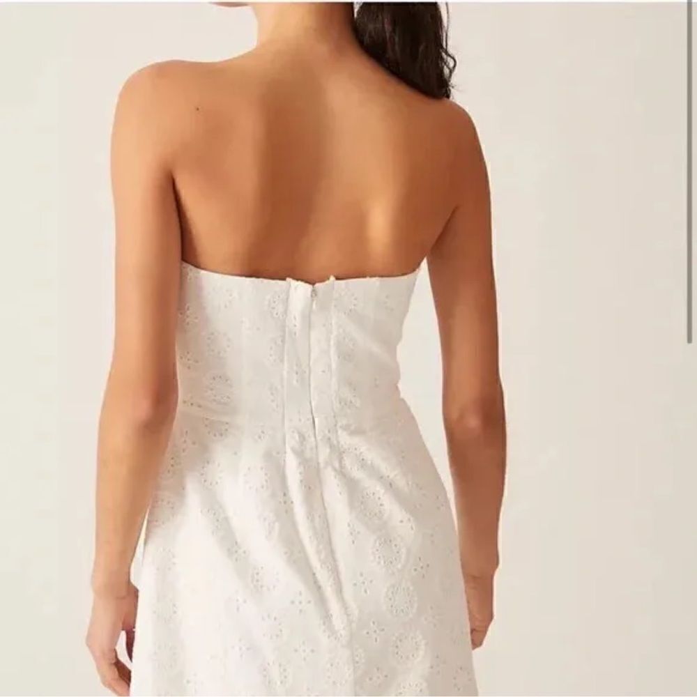 Anthropologie HUTCH Eyelet Bow-Tie Mini Dress - Picture 4 of 7